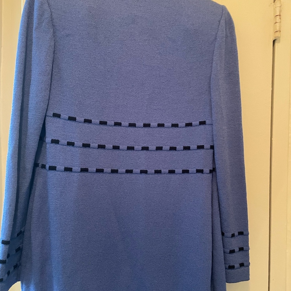 St. John Blue Knit Garment - Picture 2 of 5